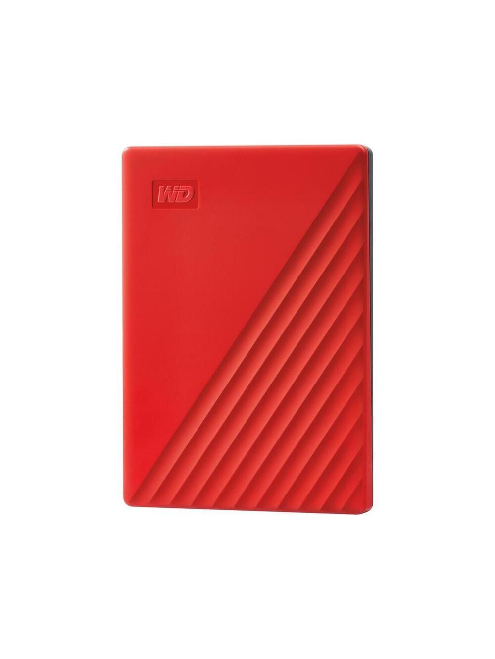 WD 2TB My Passport Portable Extern. Hard Dr. HDD USB 3.2 Red